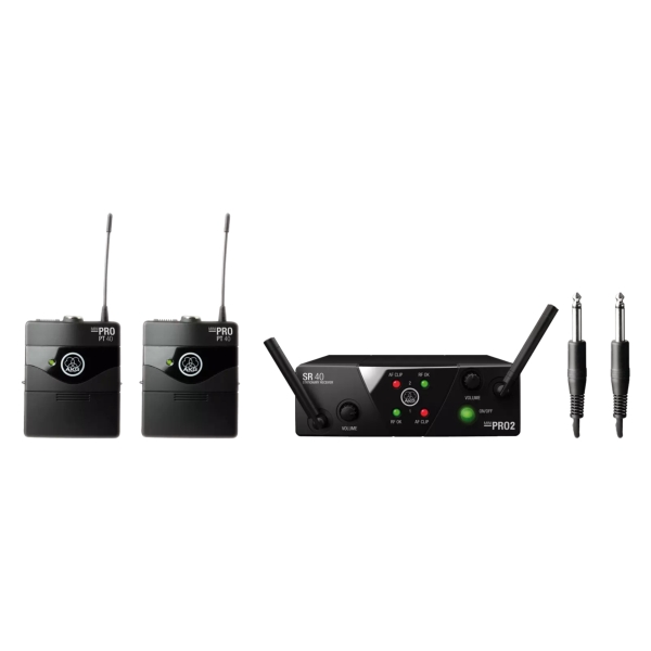 AKG WMS40 MINI Dual Channel Instrument Wireless Microphone System