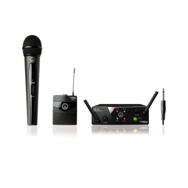 AKG WMS40 MINI Dual Channel Instrument & Vocal Wireless Microphone System