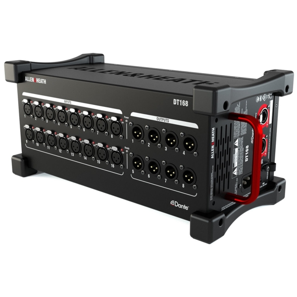 Allen & Heath DT168 Dante Digital Stage Box/Multicore - 16 Inputs, 8 Outputs @ 48 / 96 kHz