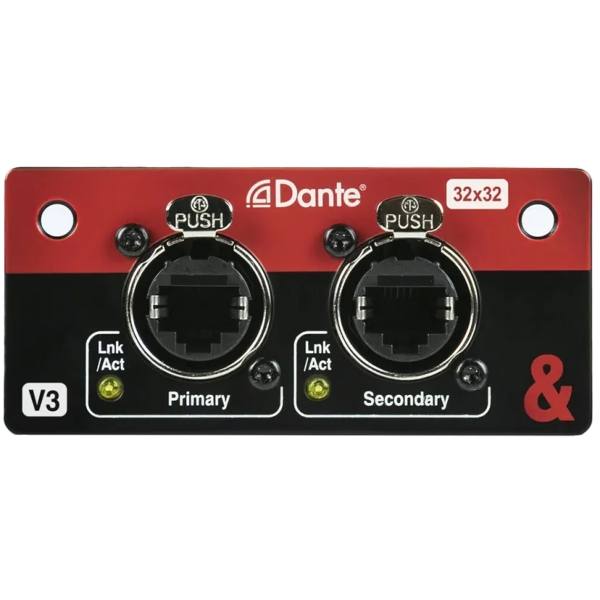 Allen & Heath M-SQ-DANT32 Dante Option Module for SQ Series Mixers, 32 Inputs & 32 Outputs