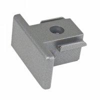Artecta 1-Circuit Display Track Endcap - Silver