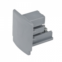Artecta 3-Circuit Display Track Endcap - Silver