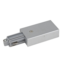 Artecta 1-Circuit Display Track Feed-In Connector - Silver Artecta 1-Circuit Display Track Feed-In Connector - Silver