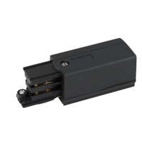 Artecta 3-Circuit Display Track Left Feed-In Connector - Black Artecta 3-Circuit Display Track Left Feed-In Connector - Black