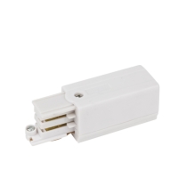 Artecta 3-Circuit Display Track Left Feed-In Connector - White Artecta 3-Circuit Display Track Left Feed-In Connector - White