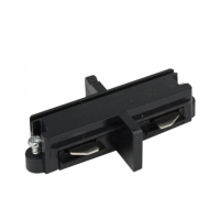 Artecta 1-Circuit Display Track Straight Connector - Black Artecta 1-Circuit Display Track Straight Connector - Black