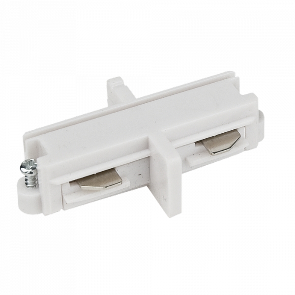 Artecta 1-Circuit Display Track Straight Connector - White