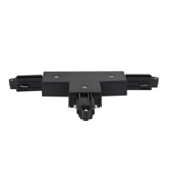 Artecta 1-Circuit Display Track Left T-Connector - Black