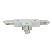 Artecta 1-Circuit Display Track Left T-Connector - White