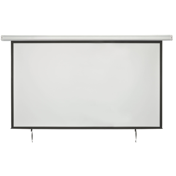 av:link EPS100-16:9 100 Inch Motorised Projector Screen, 16:9, Ceiling or  Wall Mounted