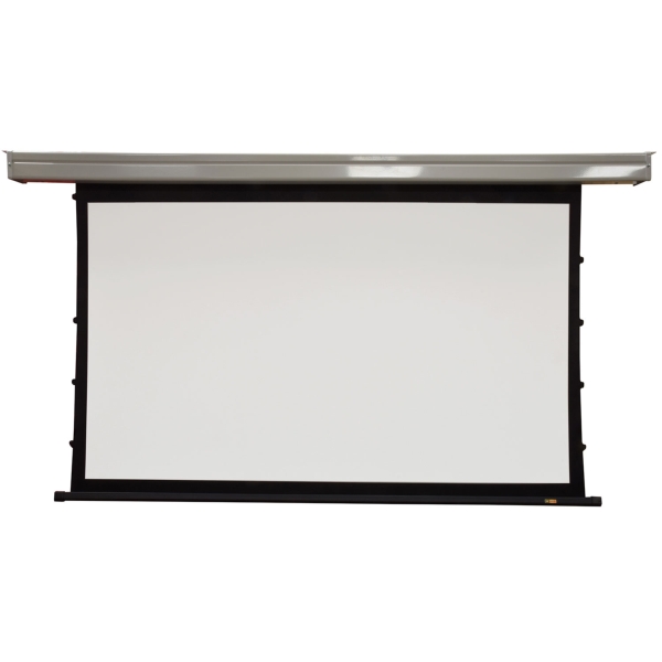 av:link ESTT100-16:9 100 Inch Motorised Tab-Tensioned Projector Screen, 16:9, Ceiling or Wall Mounted