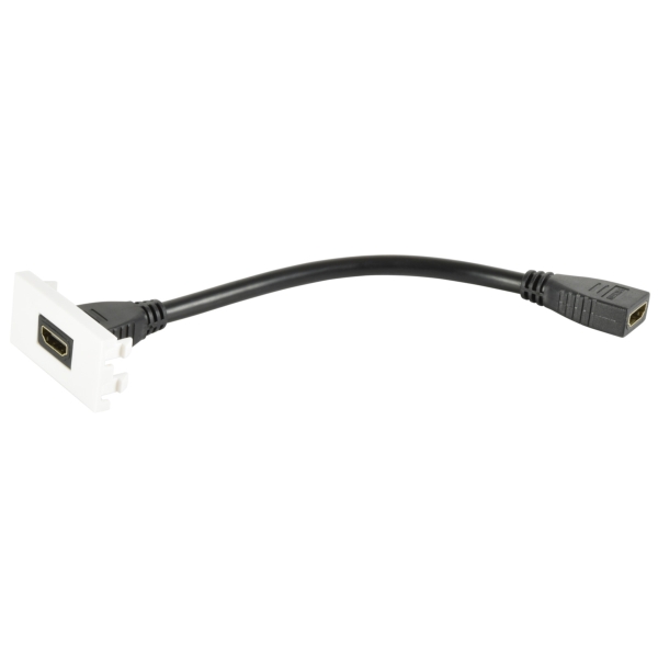 av:link Wall Plate Module - HDMI Socket to Female Tail