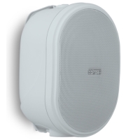 Biamp OVO8T-W 8-Inch 2-Way Wall Mounted Speaker, 80W @ 16 Ohms or 100V Line - White Biamp OVO8T-W 8-Inch 2-Way Wall Mounted Speaker, 80W @ 16 Ohms or 100V Line - White