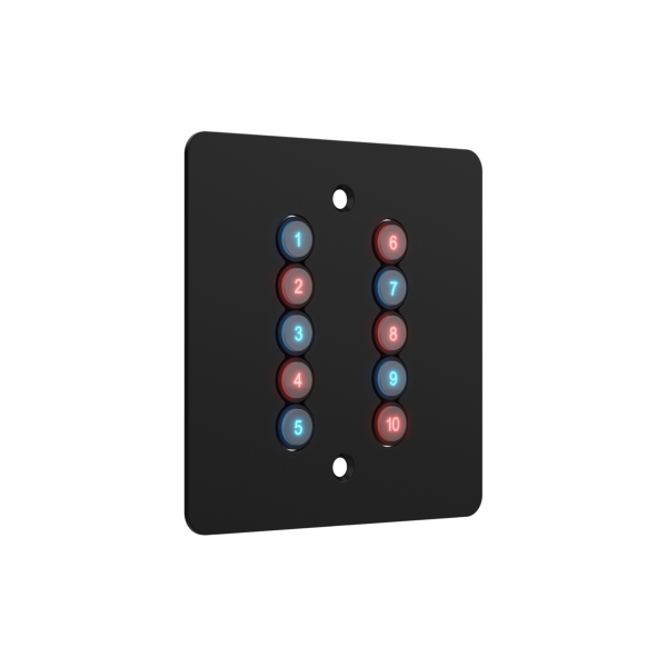 ChamSys GeNetix 10Scene Wall Plate v2 (Pack of 2)