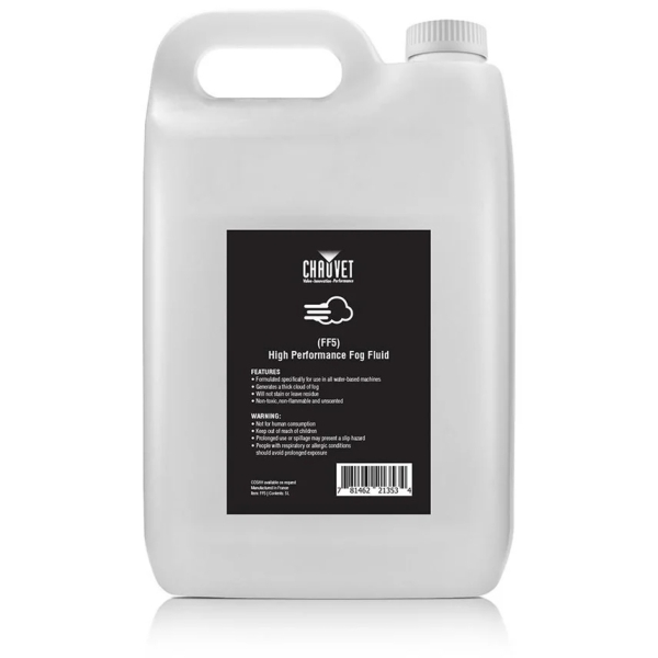 Chauvet DJ FF5 High Performance Fog Fluid - 4x 5 liters