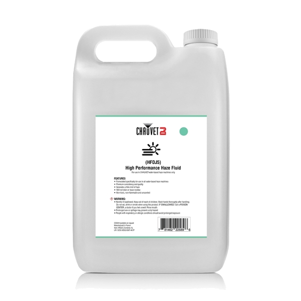 Chauvet DJ HFDJ5 High Performance Haze Fluid - 5L (Shipped in 4's)