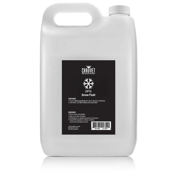 Chauvet DJ SFL5 Water Based Snow Fluid - 4x 5 liters