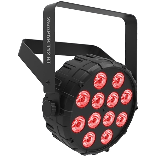 Chauvet DJ SlimPAR T12 BT RGB LED Par with Bluetooth, 12x 2.5W