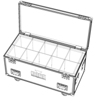 Chauvet Flight Case for 10x Chauvet COLORado 1 Quad Zoom