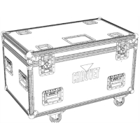 Chauvet Flight Case for 8x Chauvet COLORado 1 Solo Chauvet Flight Case for 8x Chauvet COLORado 1 Solo