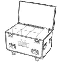 Chauvet Flight Case for 6x Chauvet COLORado 2 Solo Chauvet Flight Case for 6x Chauvet COLORado 2 Solo