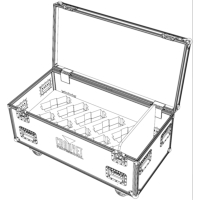 Chauvet Flight Case for 10x Chauvet COLORDash PAR H18X