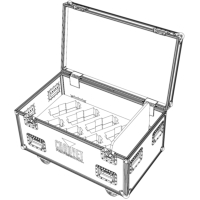 Chauvet Flight Case for 8x Chauvet COLORDash PAR H18X