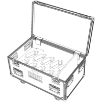 Chauvet Flight Case for 10x Chauvet COLORDash PAR H7X Chauvet Flight Case for 10x Chauvet COLORDash PAR H7X