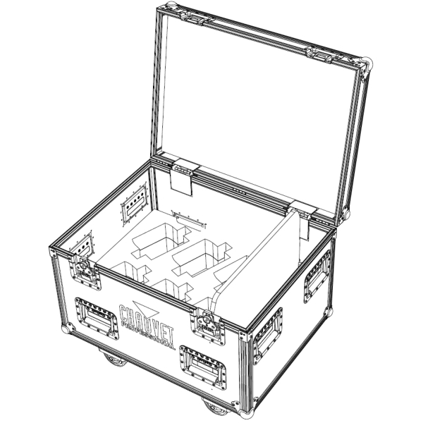 Chauvet Flight Case for 6x Chauvet COLORDash PAR H7XIP