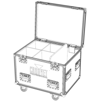 Chauvet Flight Case for 4x Chauvet COLORado 2 Solo Chauvet Flight Case for 4x Chauvet COLORado 2 Solo