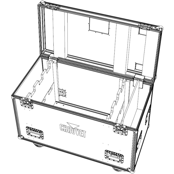 Chauvet Flight Case for 6x Chauvet COLOBand Q4 IP