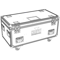 Chauvet Flight Case for 6x Chauvet COLORado Batten Q15 Chauvet Flight Case for 6x Chauvet COLORado Batten Q15
