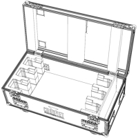 Chauvet Flight Case for 3x Chauvet COLORado PXL Bar 16 Chauvet Flight Case for 3x Chauvet COLORado PXL Bar 16