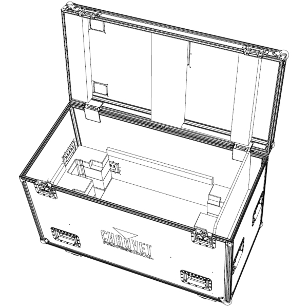 Chauvet Flight Case for 4x Chauvet COLORado PXL Bar 16