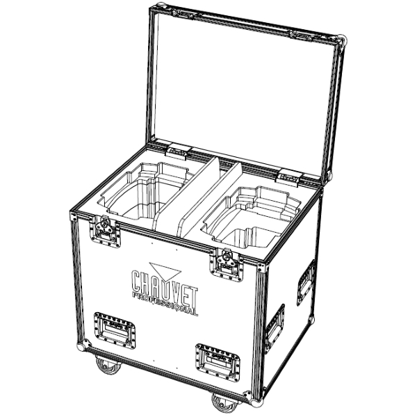 Chauvet Flight Case for 2x Chauvet Maverick Storm 1 Beam