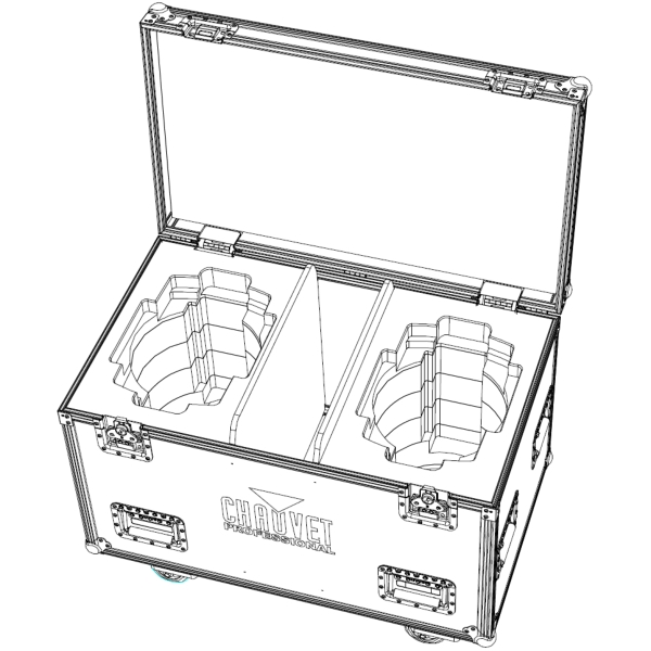 Chauvet Flight Case for 2x Chauvet Maverick Storm 2 Beam/Wash