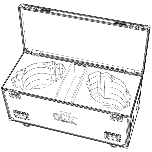 Chauvet Flight Case for 2x Chauvet Maverick Storm 3 Beam/Wash