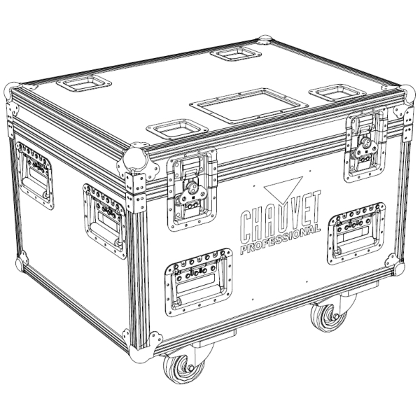 Chauvet Flight Case for 12x Chauvet Ovation Cyc 1FC