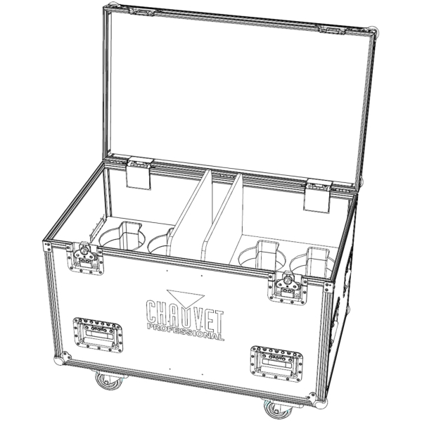 Chauvet Flight Case for 8x Chauvet Ovation H605FC House Lights