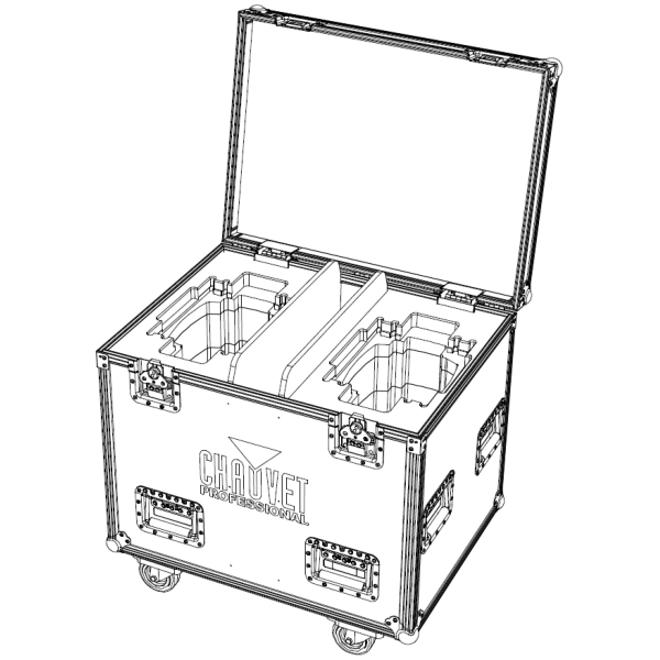 Chauvet Flight Case for 2x Chauvet Rogue Outcast 2 Beam