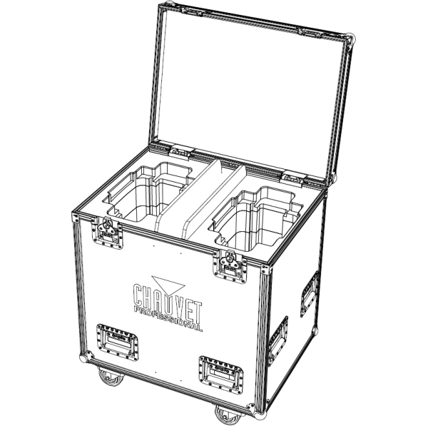 Chauvet Flight Case for 2x Chauvet Rogue Outcast 2 Hybrid