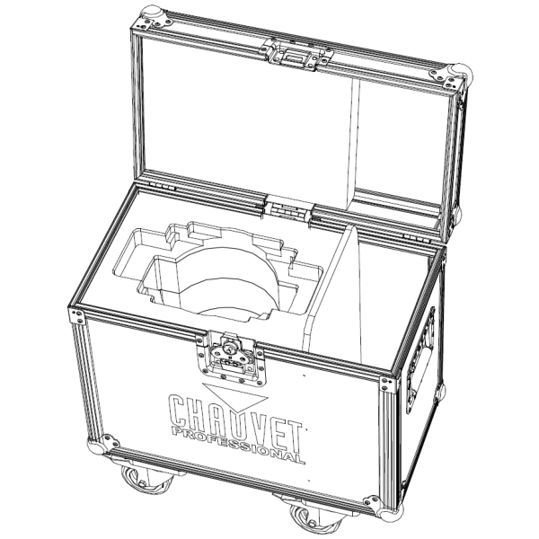 Chauvet Flight Case for 1x Chauvet Rogue Outcast 2X Wash