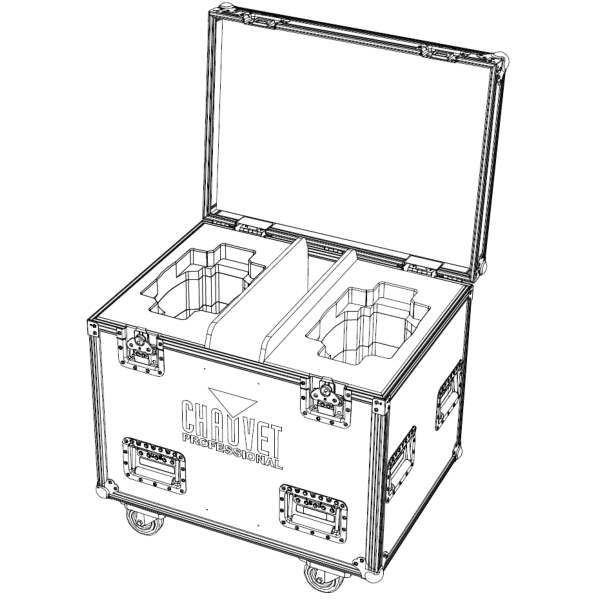 Chauvet Flight Case for 2x Chauvet Rogue R3 Beam