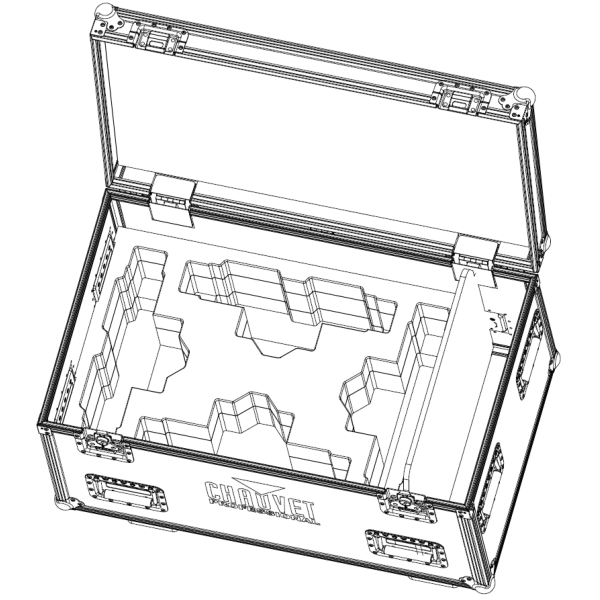 Chauvet Flight Case for 4x Chauvet Strike Array 2