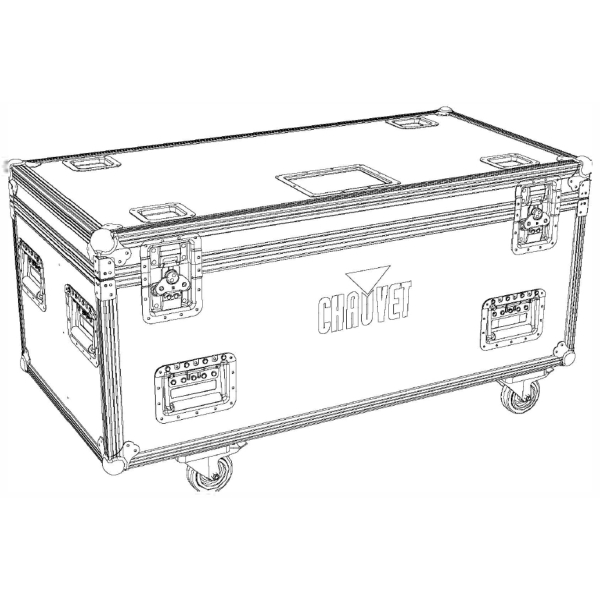 Chauvet Flight Case for 8x Chauvet Strike P38