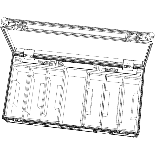 Chauvet Flight Case for 6x Chauvet Well Panel