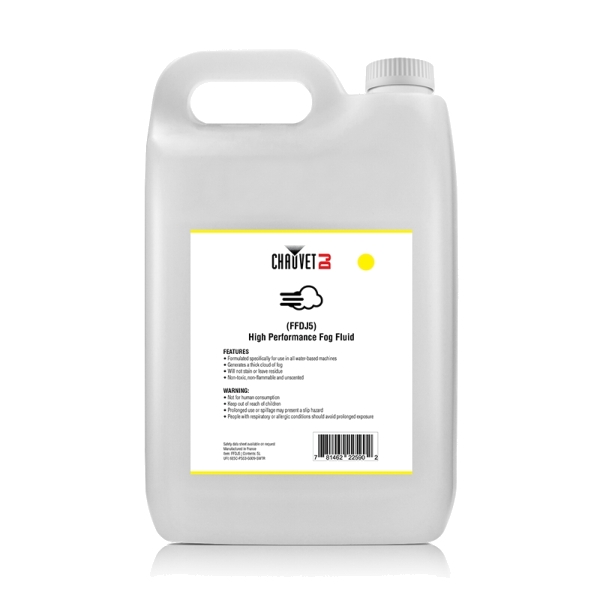 Chauvet DJ FFDJ5 High Performance Fog Fluid - 5L (Shipped in 4's)