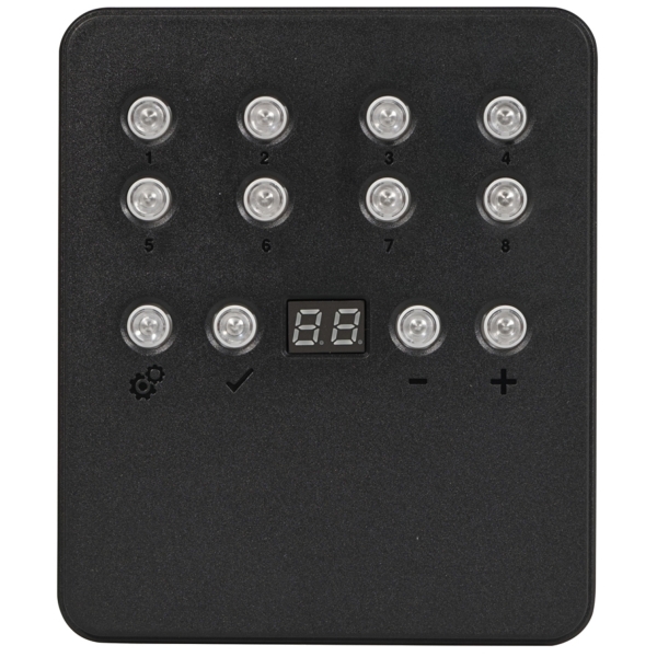 Chromateq Slim 1024 Wall Mount DMX Controller Black