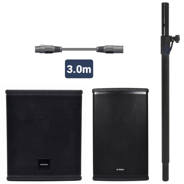 Citronic MonoSound D CB810A Bundle, 550W