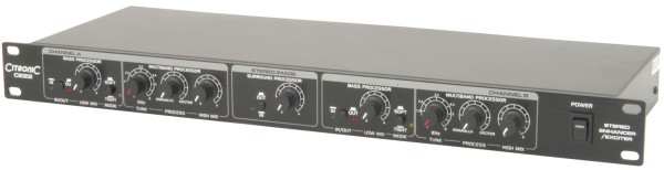 Citronic CE22 Stereo Enhancer/Exciter, 1U Rack Mount